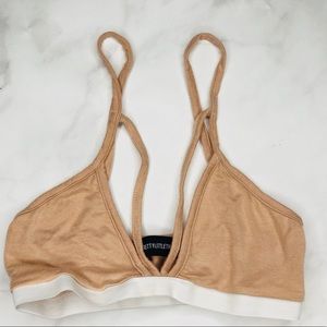 NWOT Nude Bralet